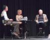 Booksellers Bill Reilly and Cathy Langer with author James Patterson at Wednesday's Lunch.